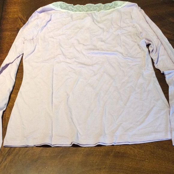 NWT $98 COSABELLA MEDIUM PETAL IVORY PERUGIA LONG SLEEVE PJ TOP - Picture 9 of 10
